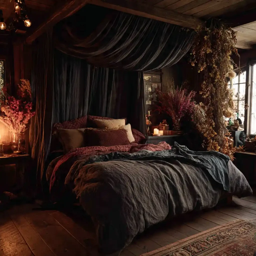 30-Budget-Friendly Dark Cottagecore House Interior Ideas