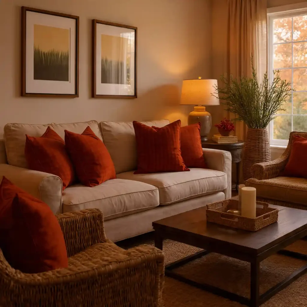 4-Fall Living Room Decor Idea