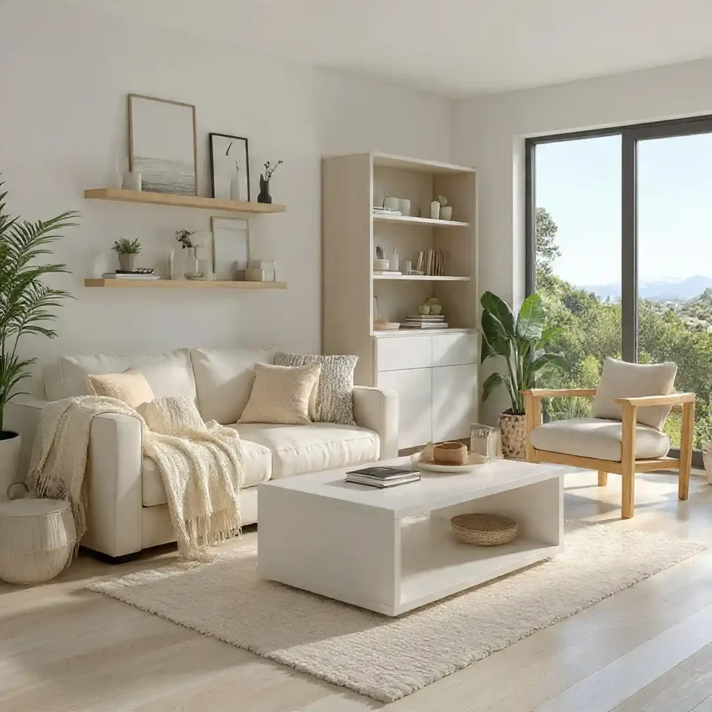 4-White Living Room Idea