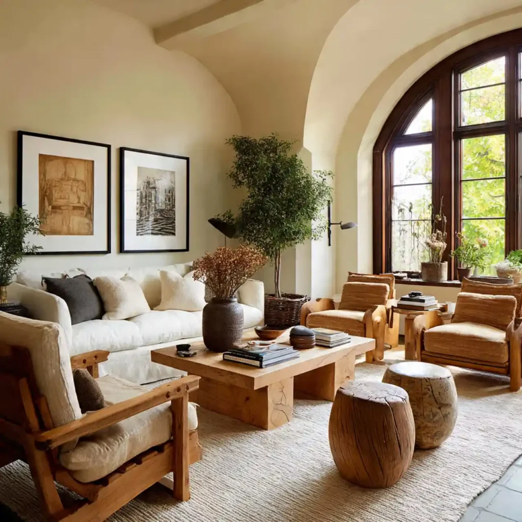5-Nancy Meyers Living Room Idea