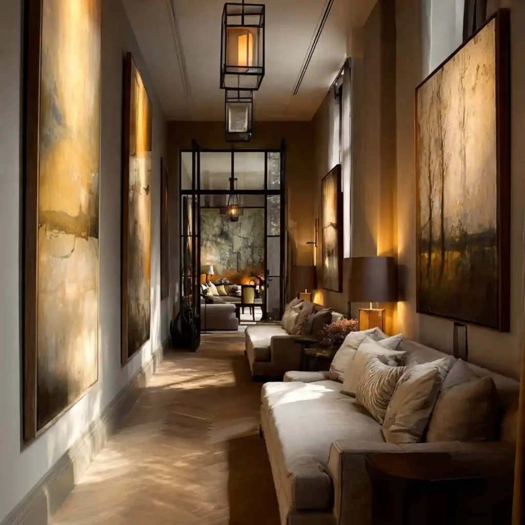 6-Long Narrow Living Room Idea