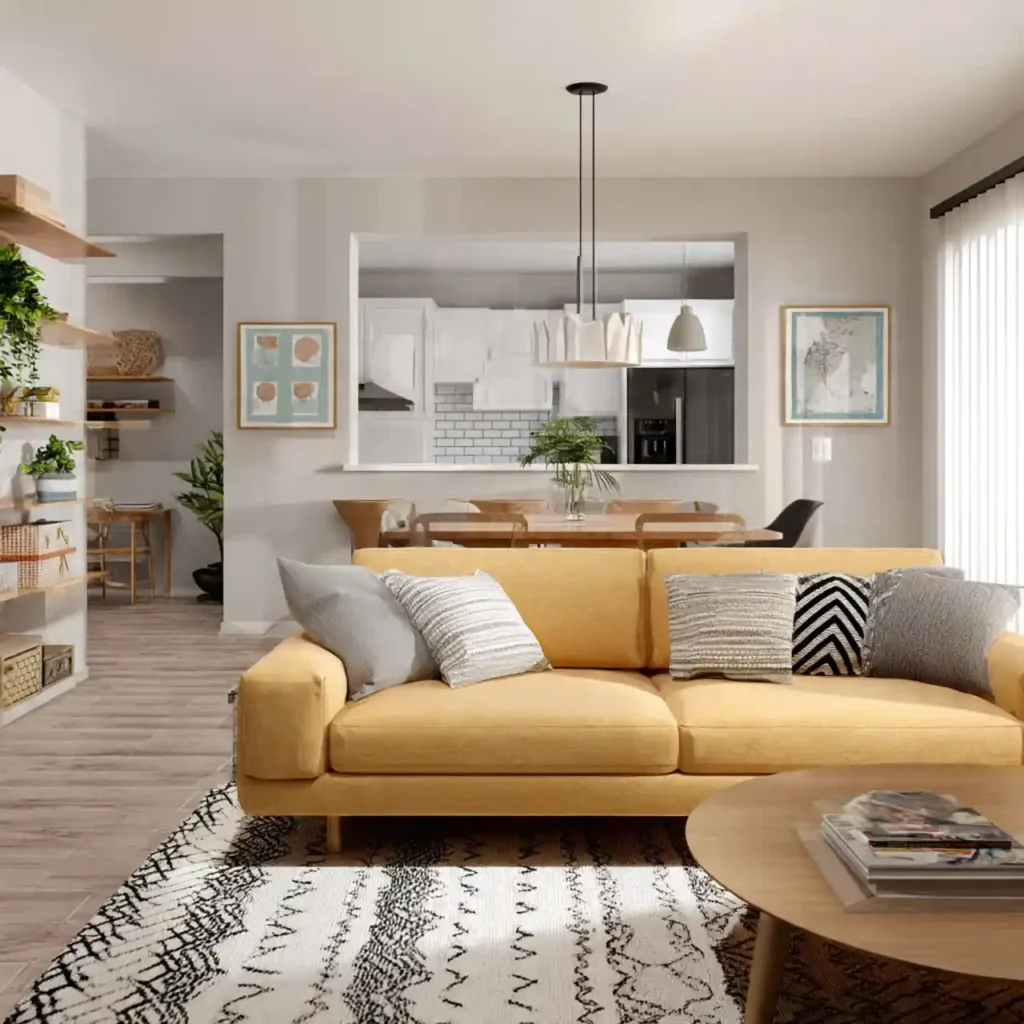 6-Open Concept Living Room Idea