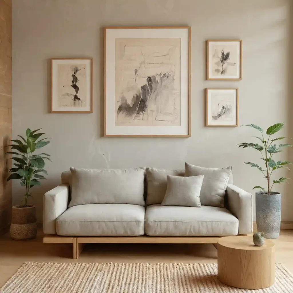 8-Japandi Living Room Idea