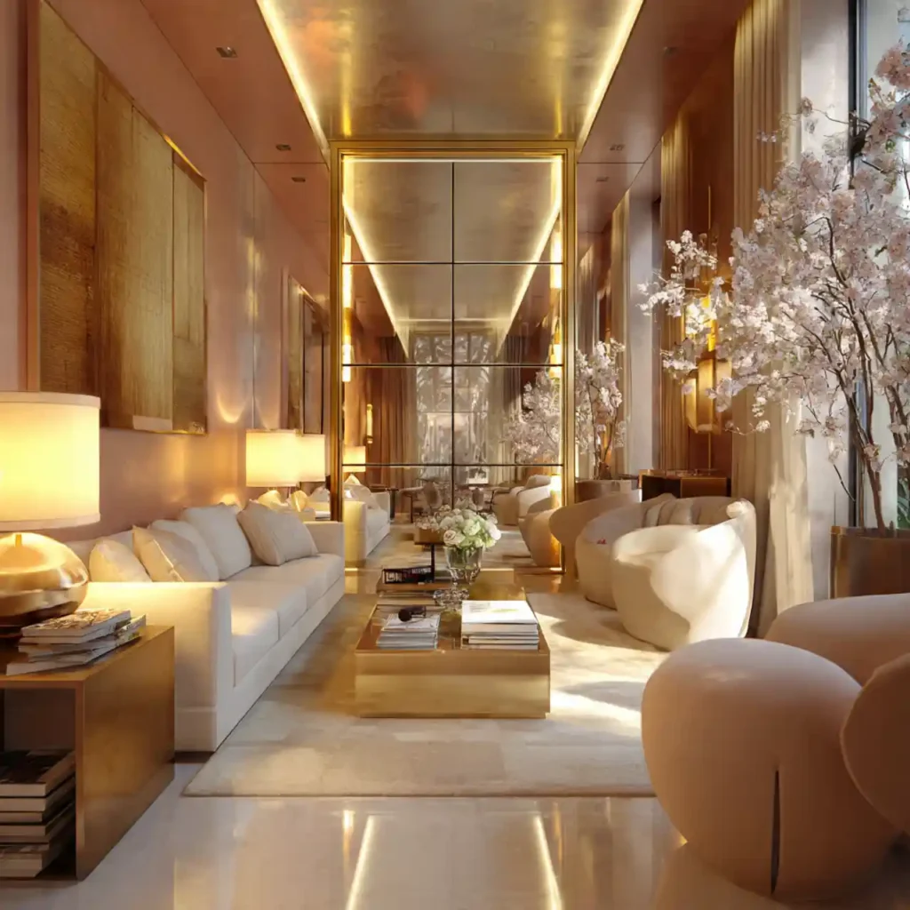 8-Long Narrow Living Room Idea