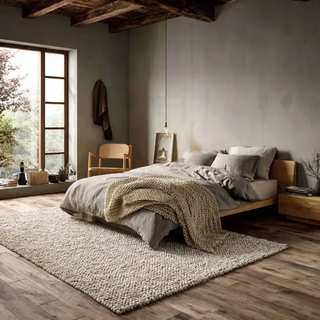 8-Minimalist Japandi Bedroom Idea