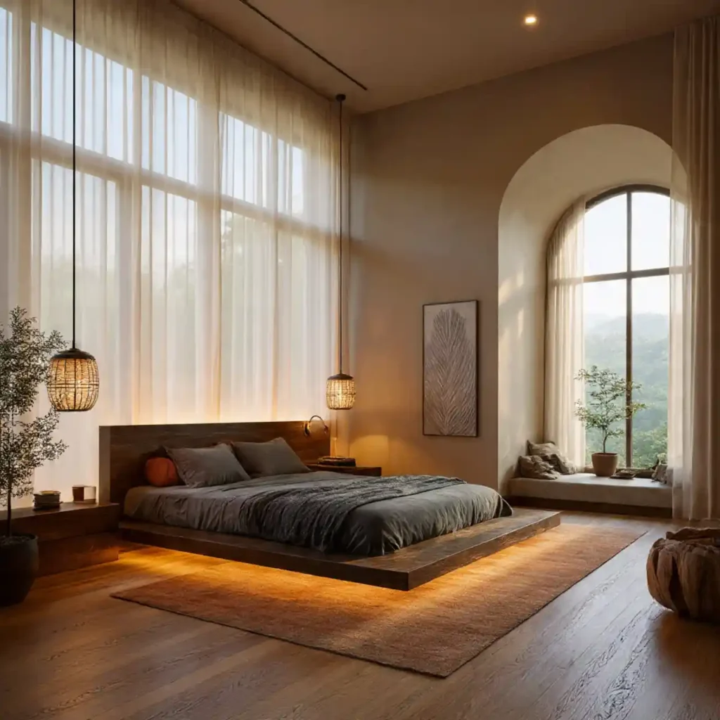 8-Modern Japandi Bedroom Idea