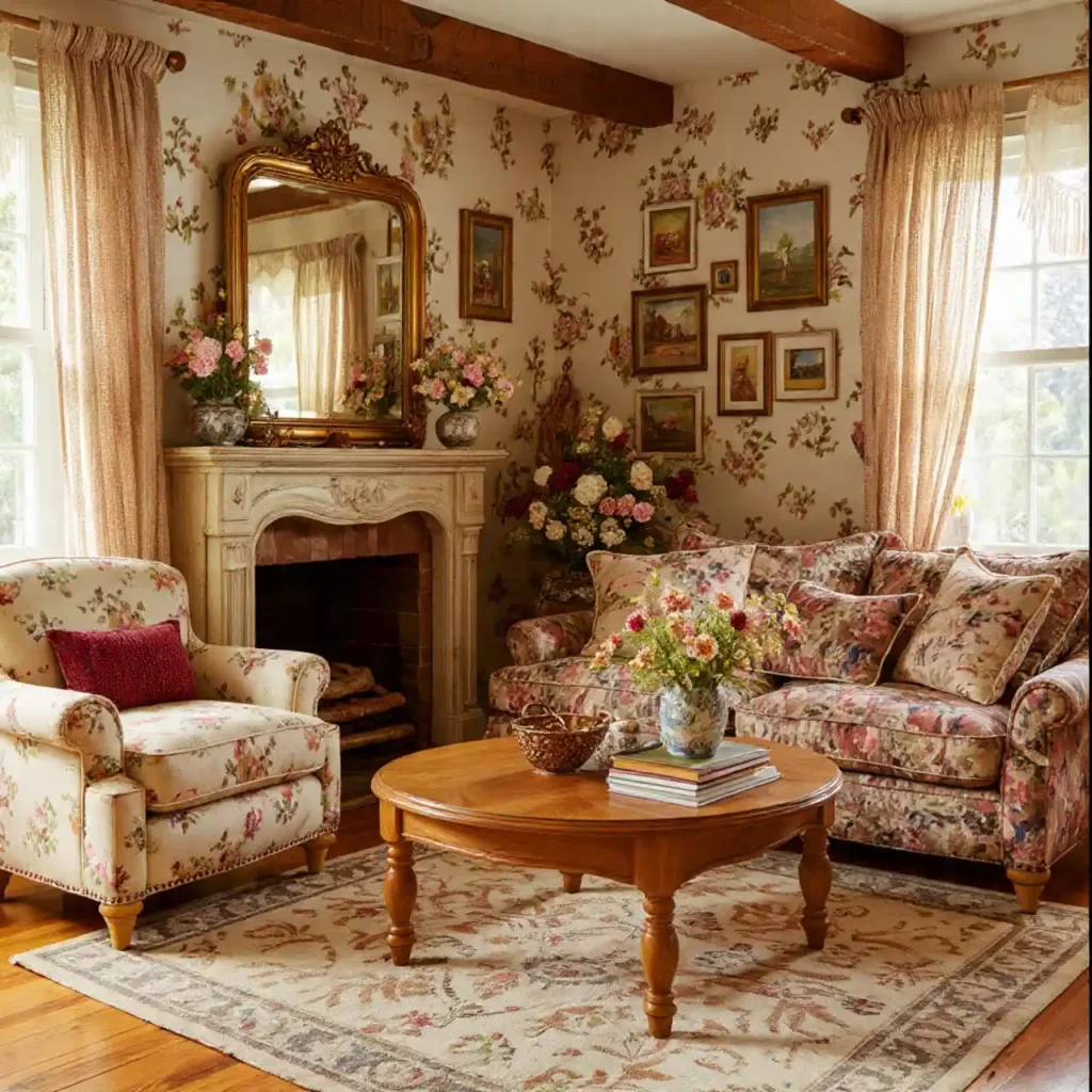 9-Cottagecore Living Room Idea