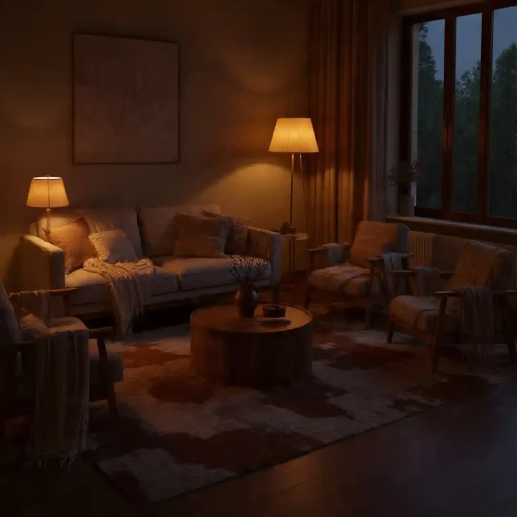 9-Earth-Tone Living Room Idea