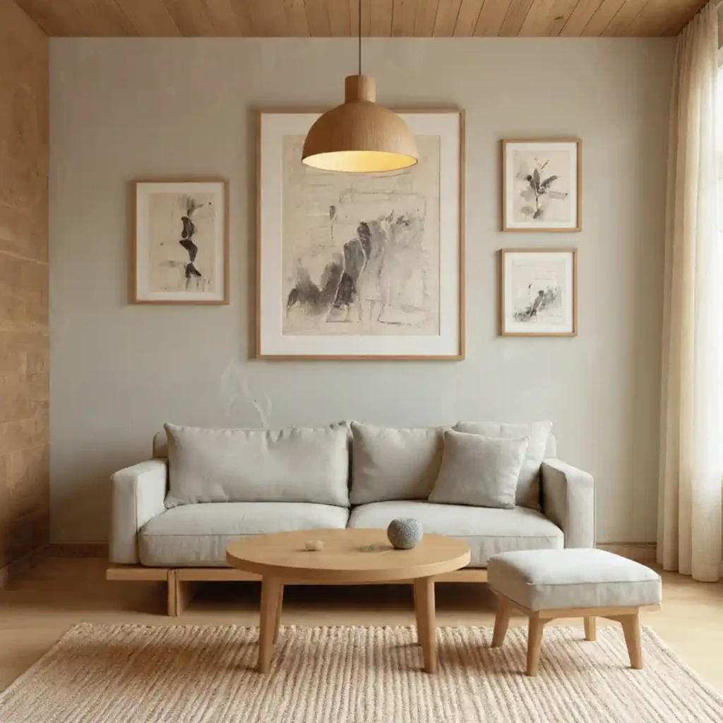 9-Japandi Living Room Idea