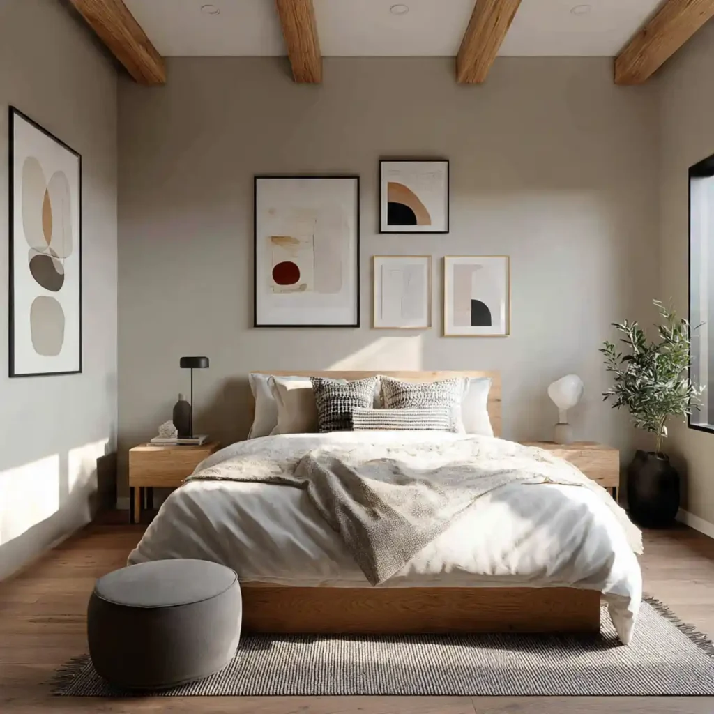 9-Modern Japandi Bedroom Idea
