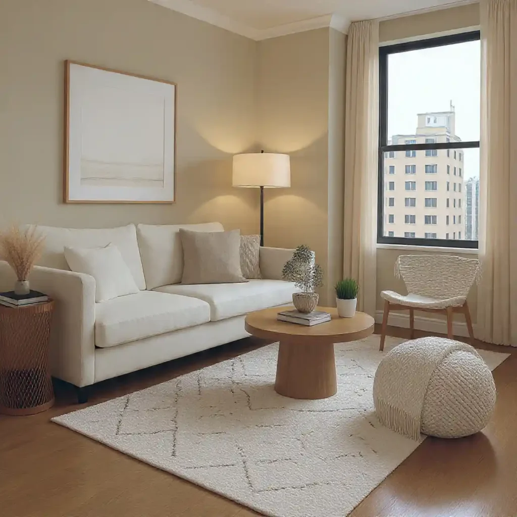 9-Neutral Living Room Idea