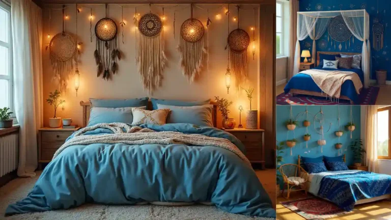 Budget-Friendly Blue Boho Bedroom Ideas for a Calm & Stylish Space