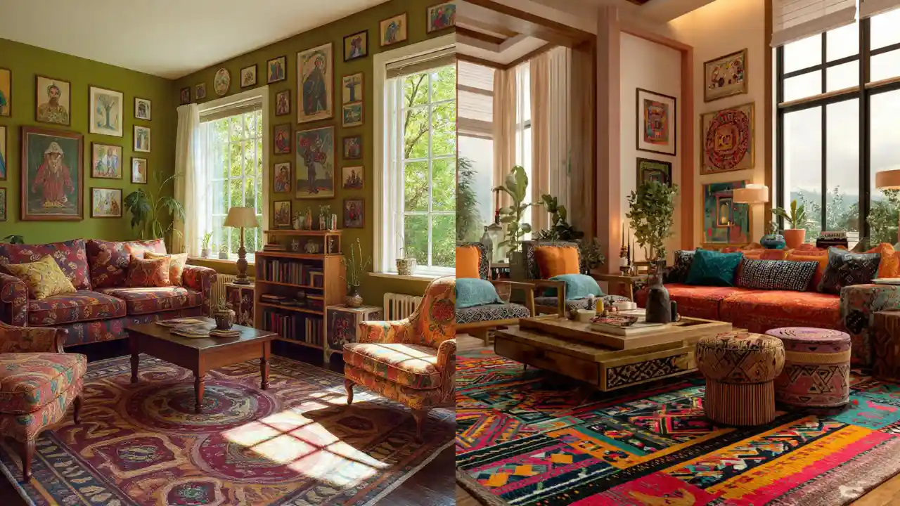 Maximalist Living Room Ideas for Bold, Colorful & Creative Style