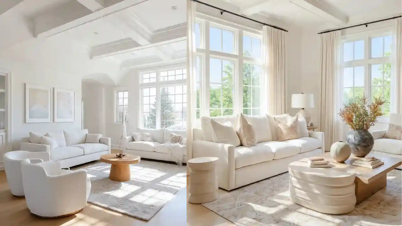 White Living Room Ideas for a Bright, Airy & Elegant Style
