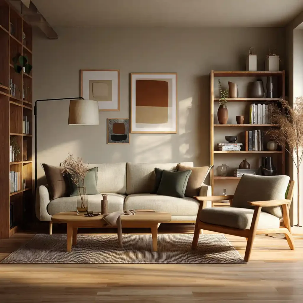 1-Earthy Japandi Décor Ideas