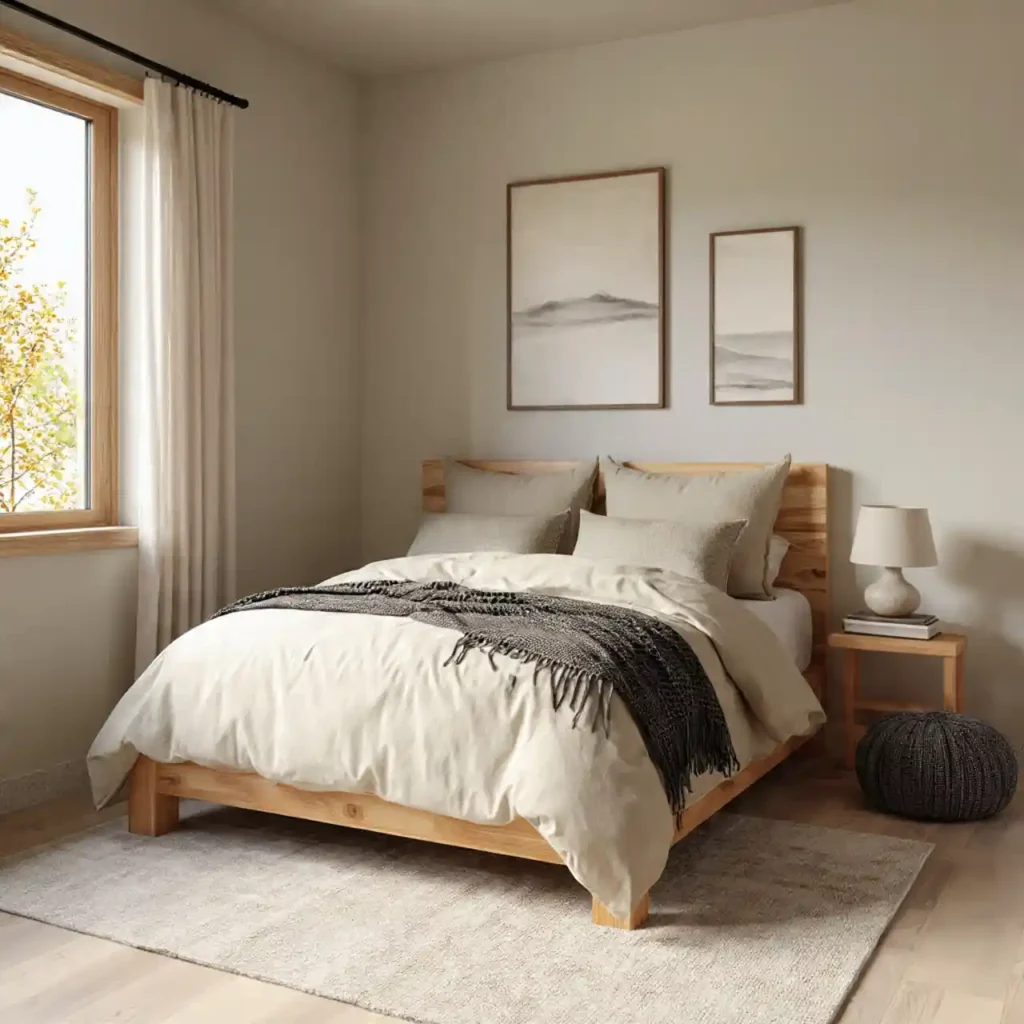 1-Small Japandi Bedroom Ideas