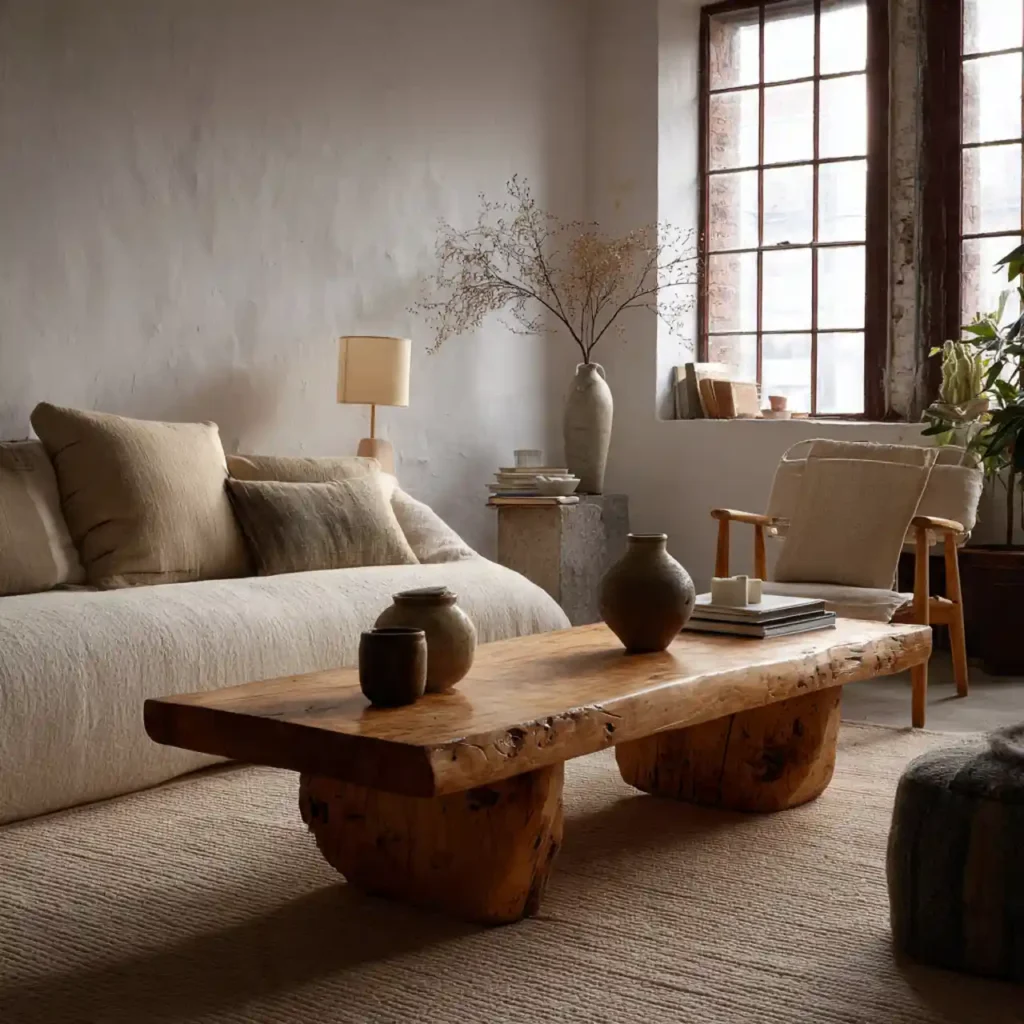 1-Wabi-Sabi Living Room Ideas