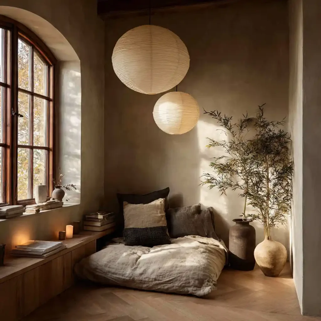 10-Earthy Japandi Décor Idea