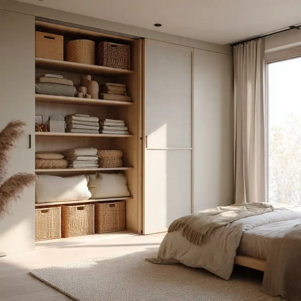 10-Japandi Wardrobe Idea