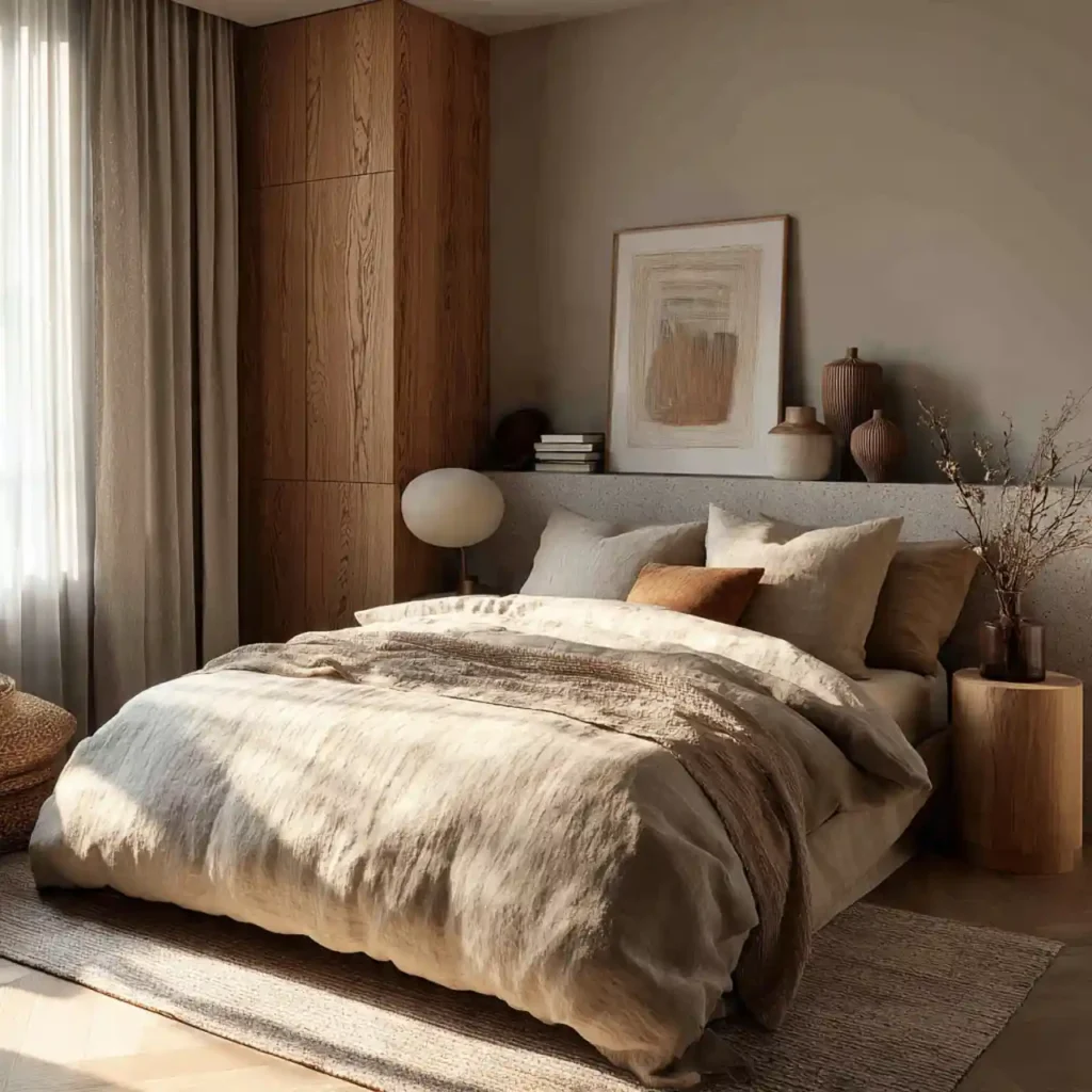 10-Space-Saving Japandi Bedroom Idea