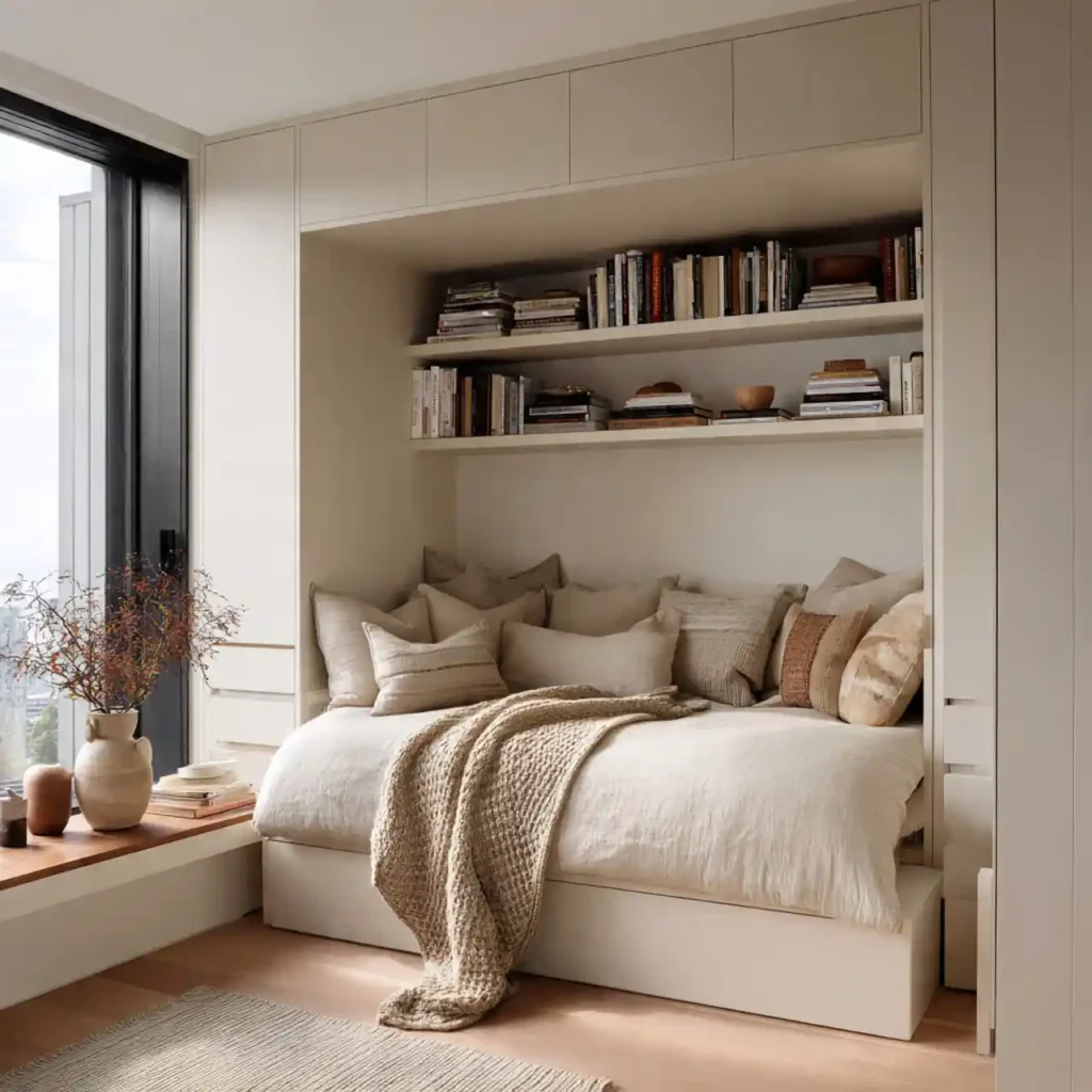 10-Warm Minimalist Bedroom Idea