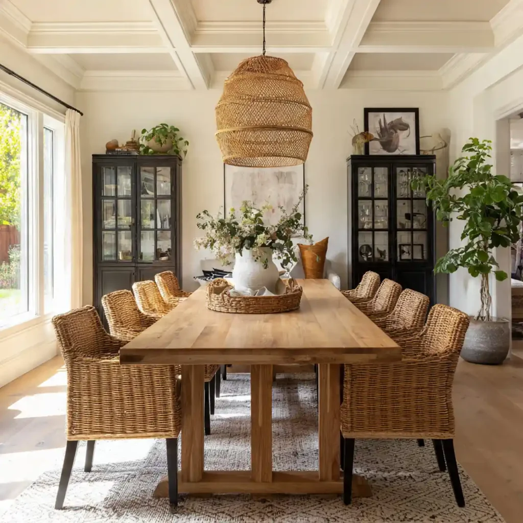 11-Dining Table Chandelier Idea