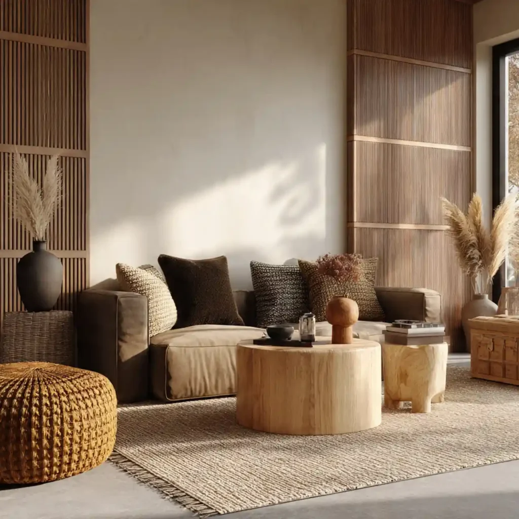 11-Earthy Japandi Décor Idea