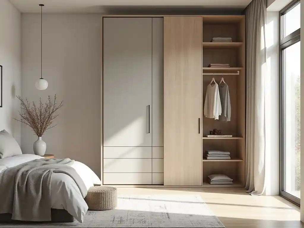 11-Japandi Wardrobe Ideas