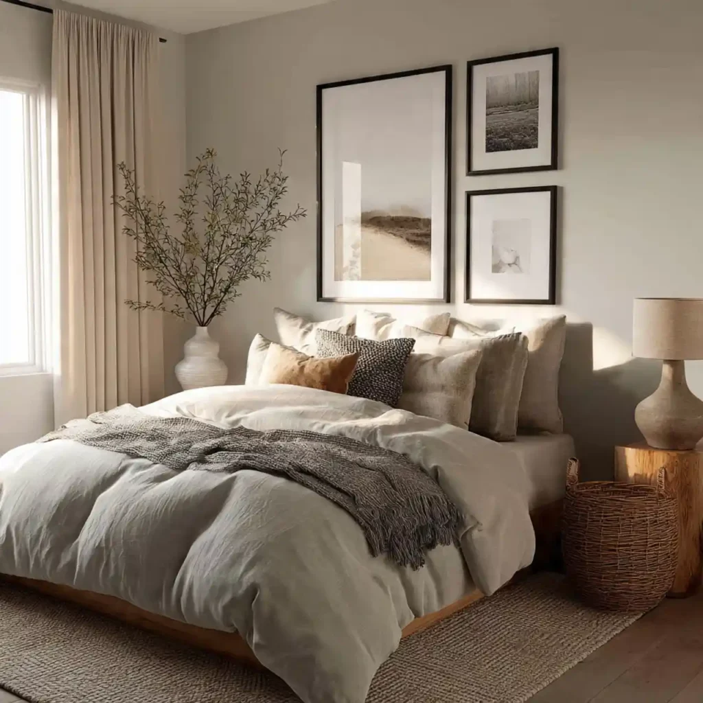 11-Neutral Japandi Bedroom Idea