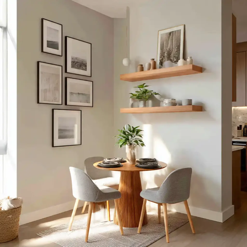 11-Small Apartment Dining Area Idea