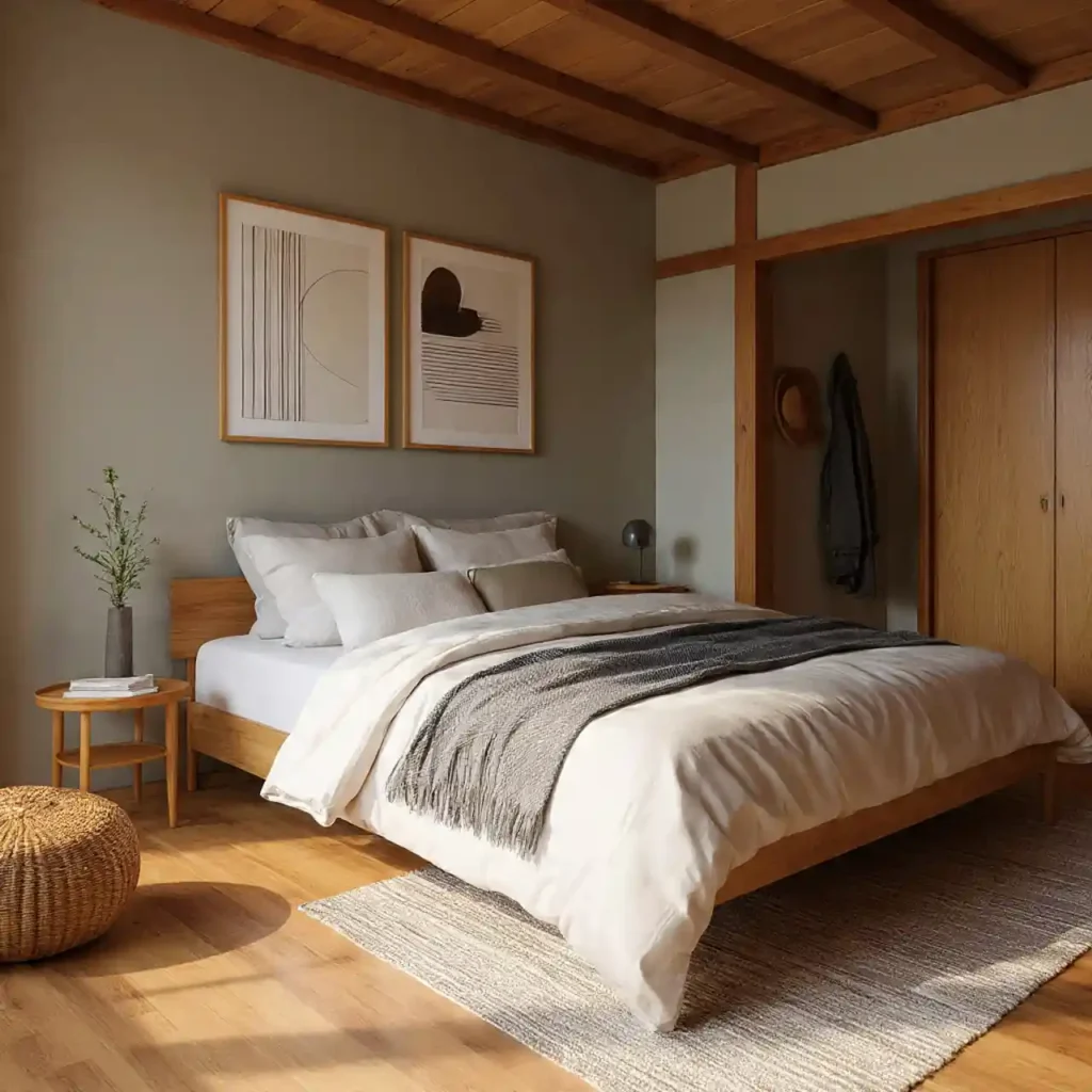 11-Small Japandi Bedroom Idea