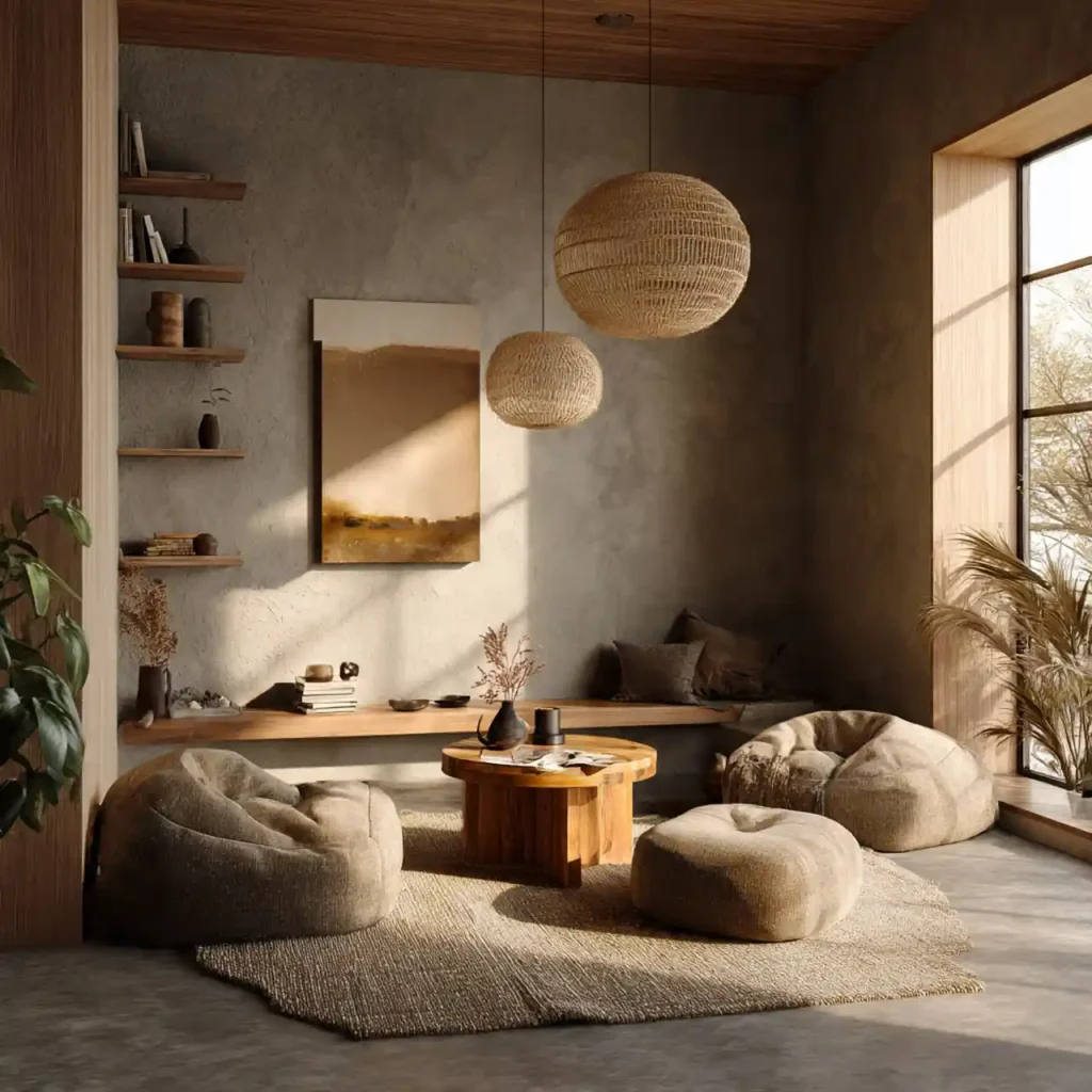 11-Wabi-Sabi Interior Design Idea