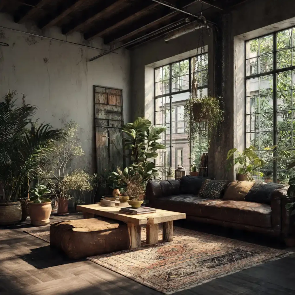 11-Wabi-Sabi Living Room Idea