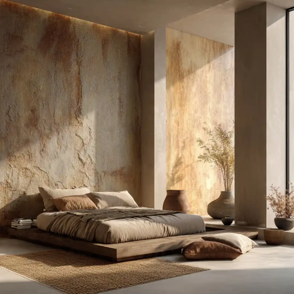 11-Warm Minimalist Bedroom Idea