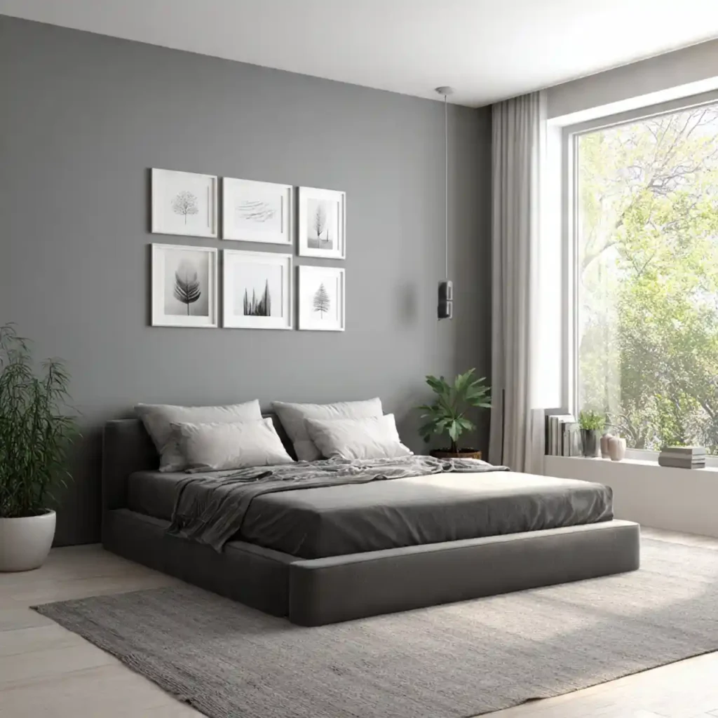 12-Grey Bedroom Idea