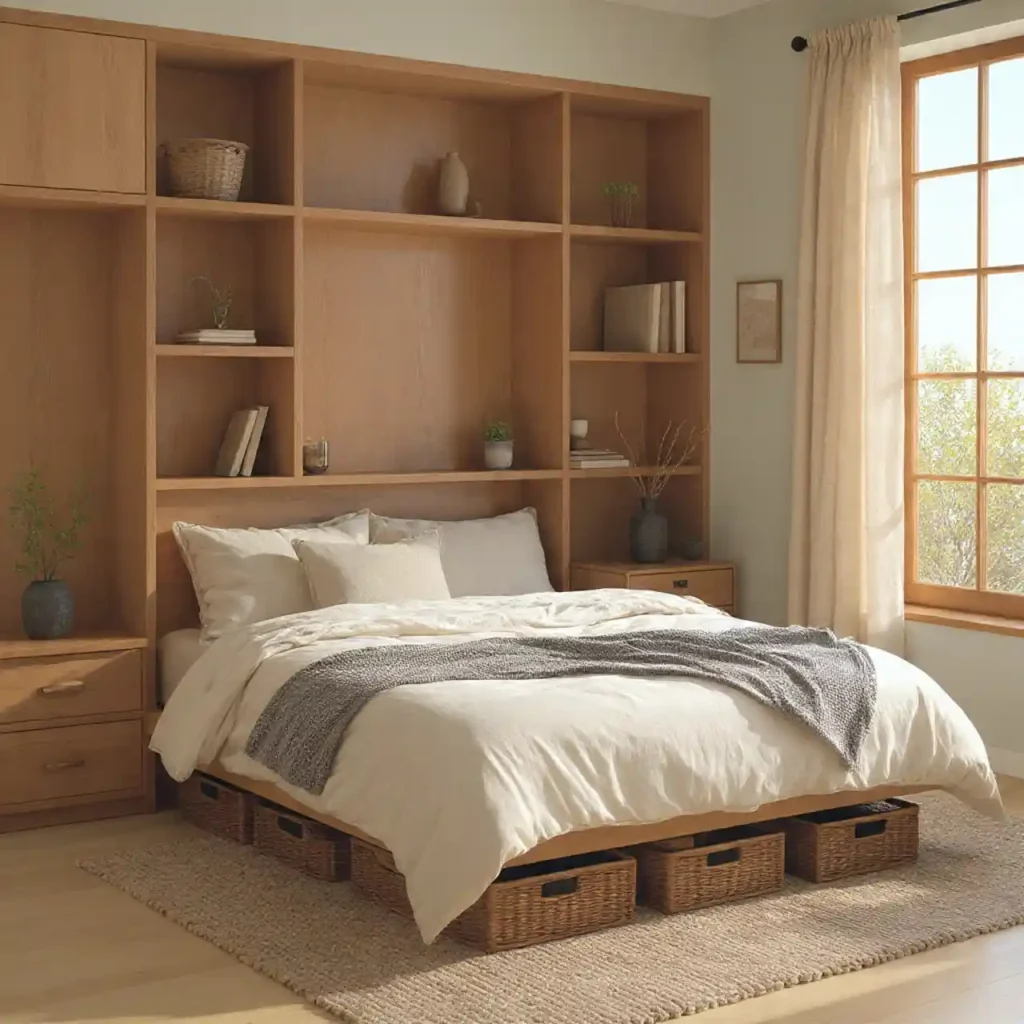 12-Japandi Bedroom Storage Idea