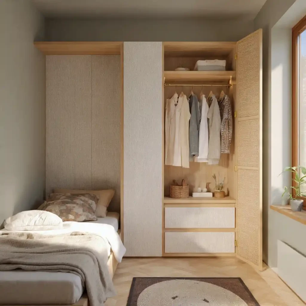 12-Japandi Wardrobe Idea