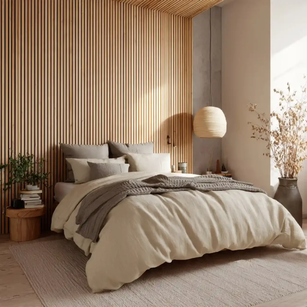 12-Neutral Japandi Bedroom Idea