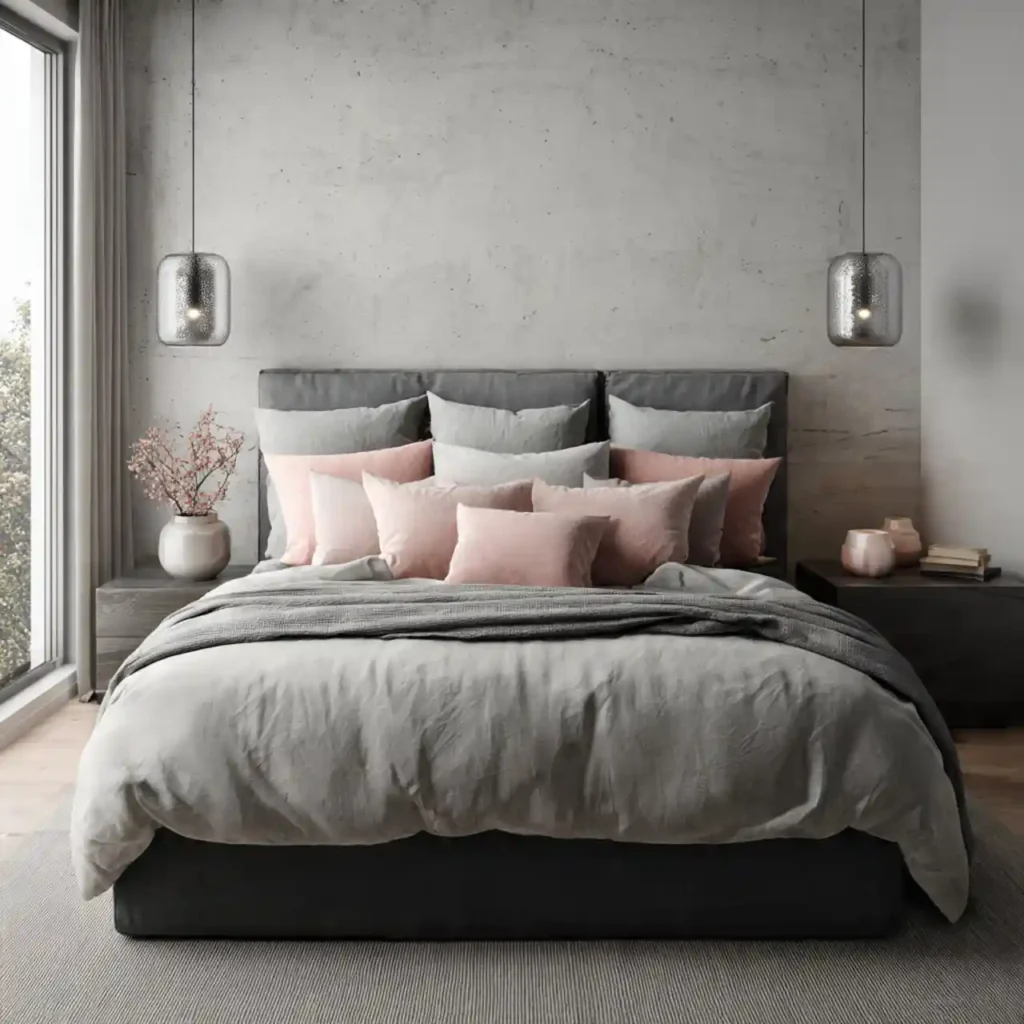 13-Grey Bedroom Idea
