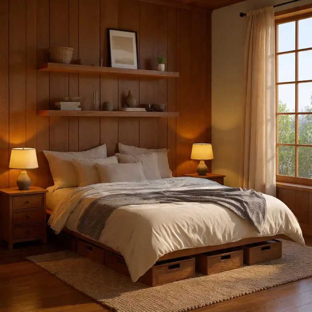 13-Japandi Bedroom Storage Idea