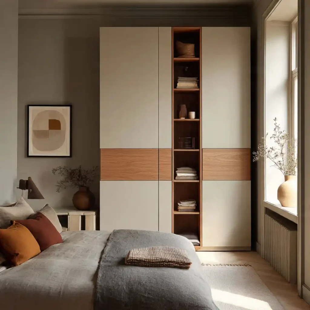 13-Japandi Wardrobe Idea