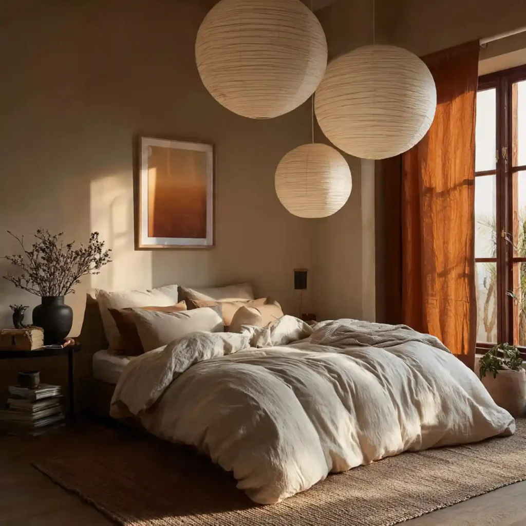 13-Neutral Japandi Bedroom Idea