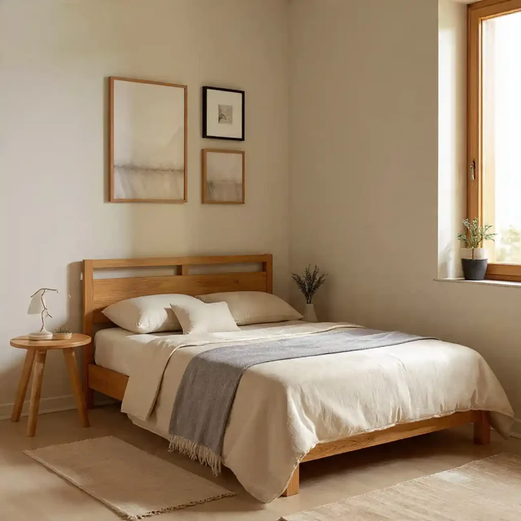 13-Small Japandi Bedroom Idea