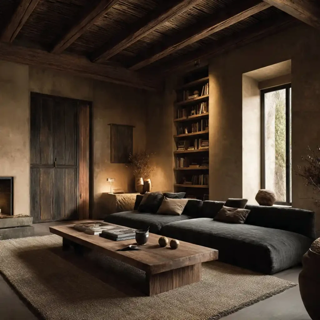 13-Wabi-Sabi Living Room Idea