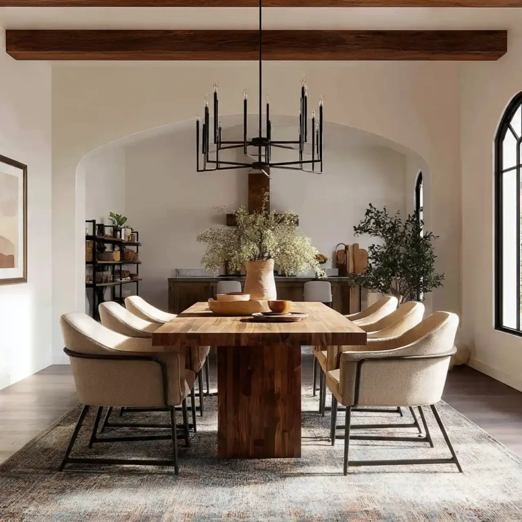 14-Dining Table Chandelier Idea