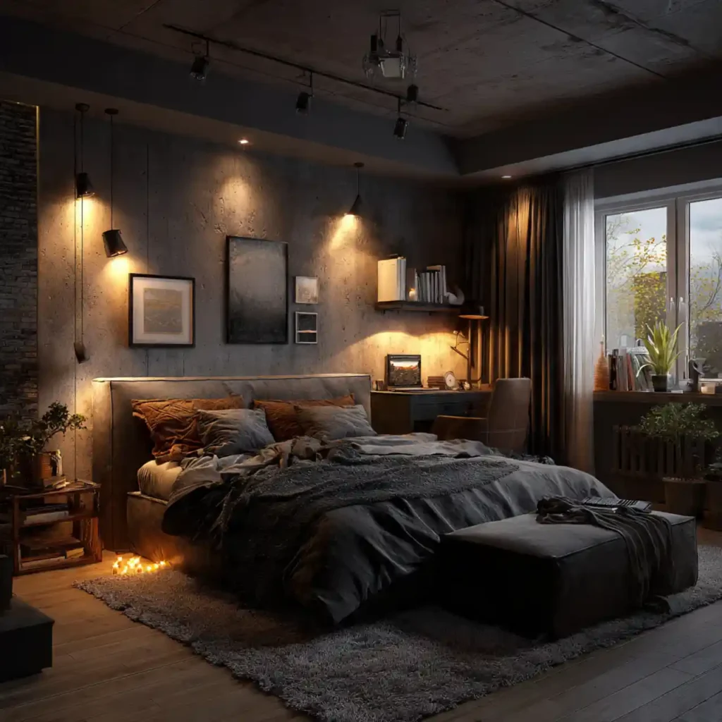 14-Grey Bedroom Idea