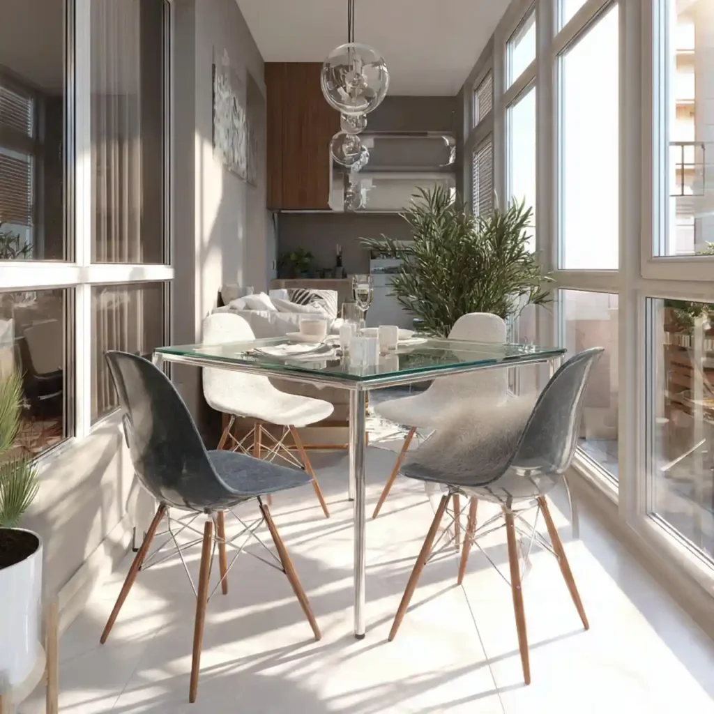 14-Small Apartment Dining Area Idea