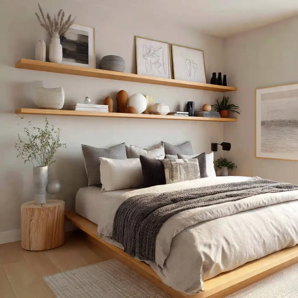 15-Small Japandi Bedroom Idea