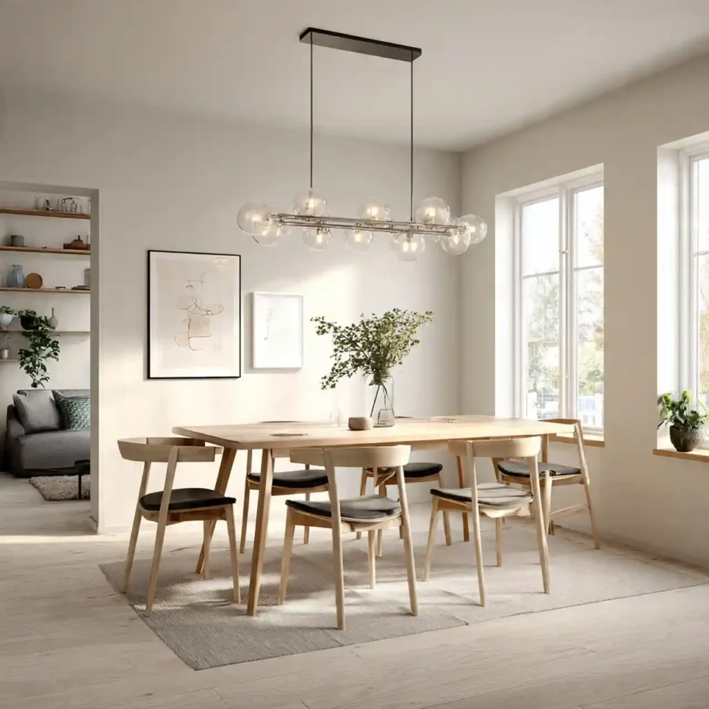 16-Dining Table Chandelier Idea