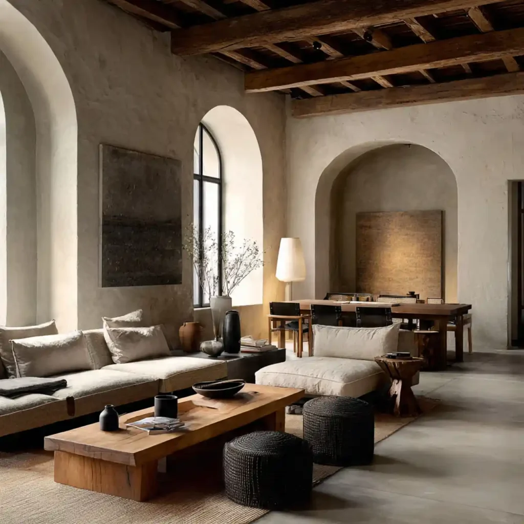 16-Wabi-Sabi Living Room Idea